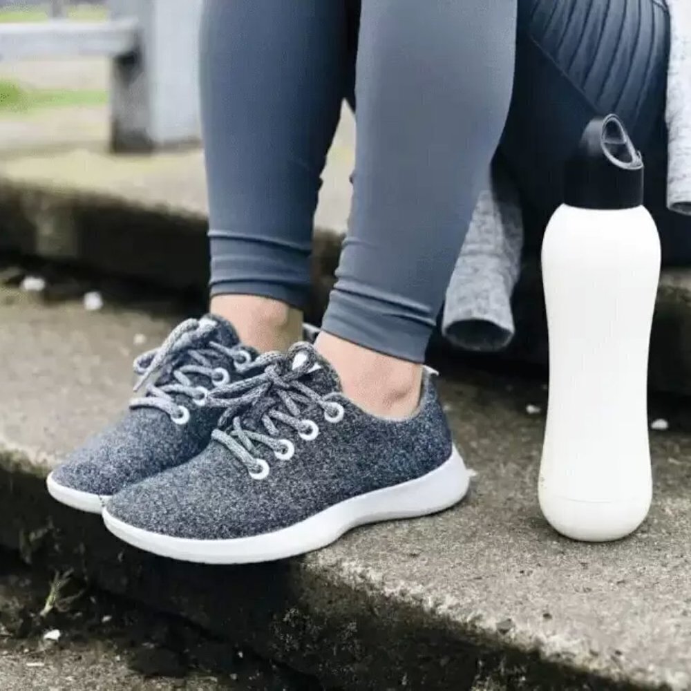Allbirds Grey Wool Low Top Runner Shoes